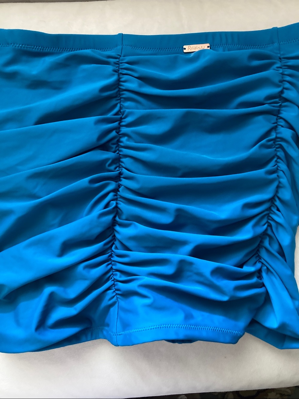 Raisins Curve Blue Tummy Thinner Swim Skirt